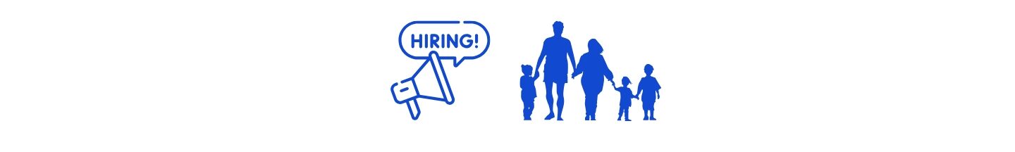 Hiring Family During the Summer What Small Business Owners Need to Know (4)

Blue graphic of megaphone, bubble above with HIRING! in blue letters, to the right another blue graphic of a family of 5. 